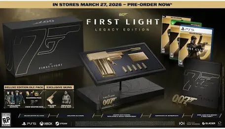 007 First Light Legacy Edition PS5 Pre-order with Golden Gun Collectible