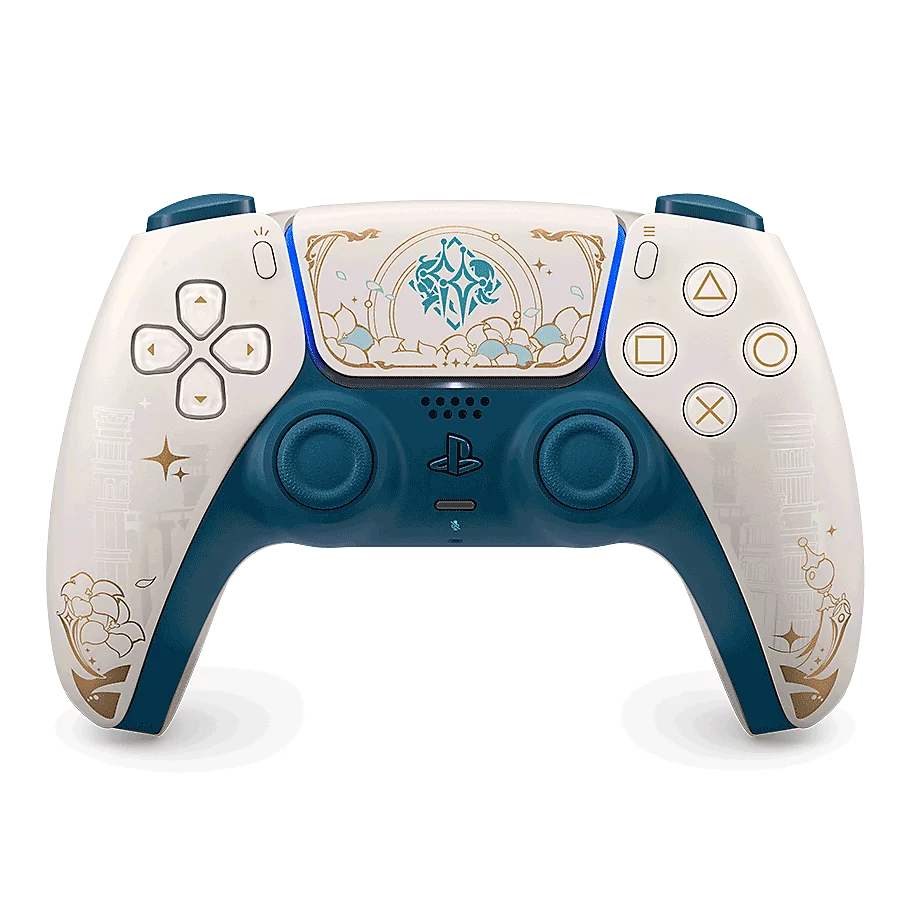 PS5 DualSense White and Blue Controller