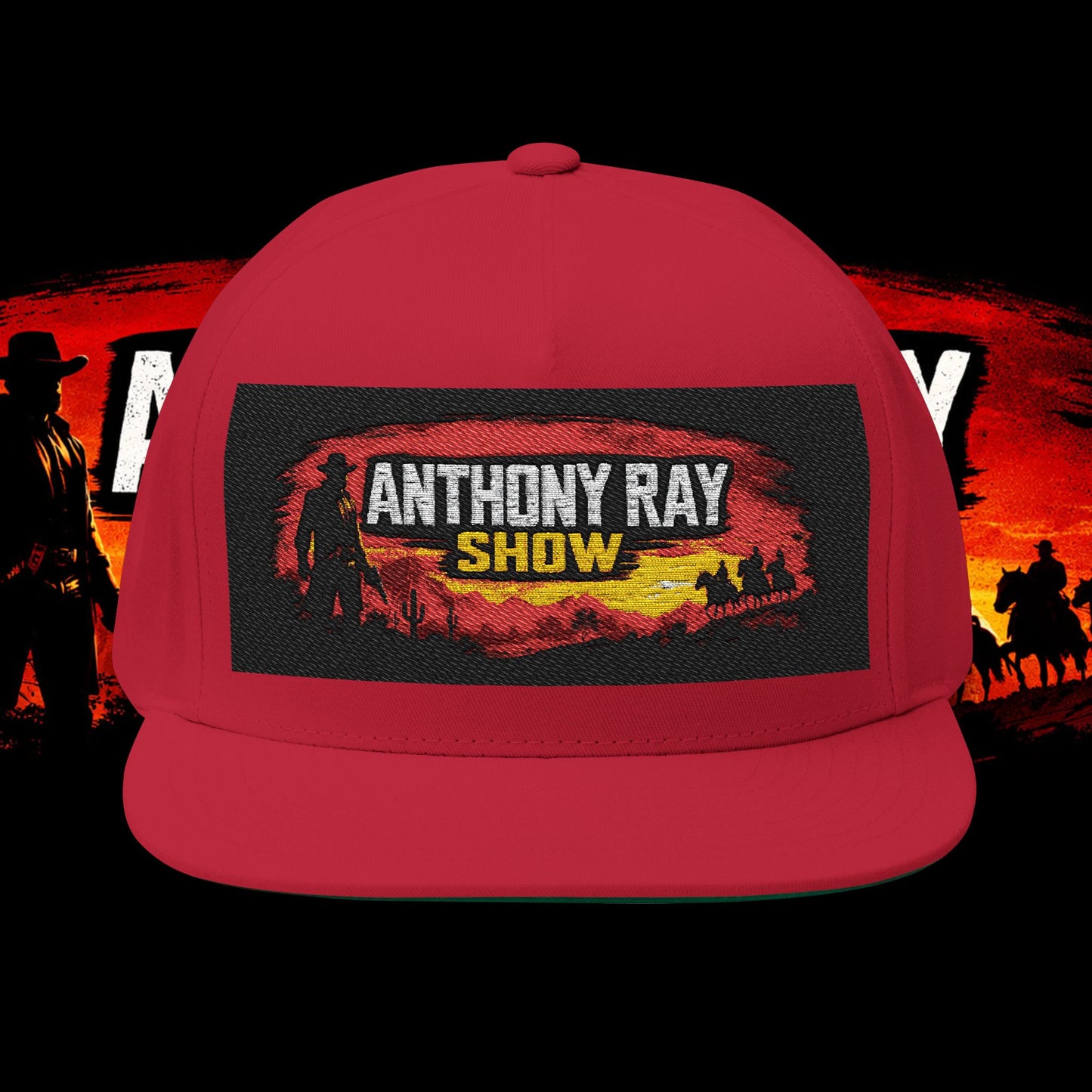 Anthony Ray Show Embroidered Flat Bill Cap