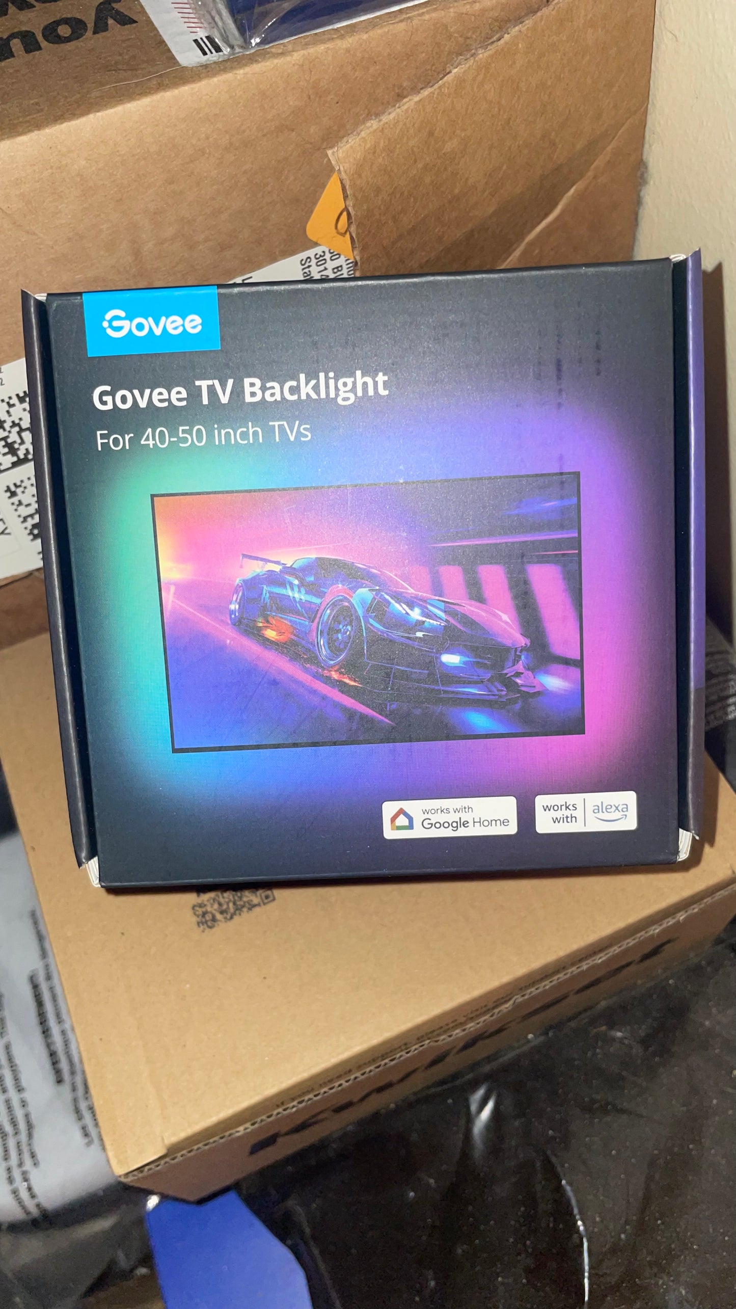 Govee TV Backlight for 40-50 inch TVs Google Home Alexa